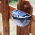 abordables Appliques d'extérieur-Lot de 4 appliques murales solaires d'extérieur étanches, éclairage blanc chaud et rayonnant pour cour, jardin, clôture, escalier, balcon