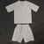cheap Men&#039;s Tee Sets-Men&#039;s T-shirt Suits 2 Pieces Outfits Tee &amp; Shorts Short Sleeve V Neck Summer Plain Fashion Casual 2 Piece Vacation Daily Wear Going out Black White Dark Navy Top Tee for Men