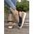 cheap Espadrille Sandals-Women's Peep Toe Wedge Sandals – Chic Platform Espadrille Heels with Grommet Straps for Summer Casual Wear, Beach Vacations, and Outdoor Parties