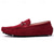 baratos Mocassins casuais-mocassins de camurça masculinos, bordô rico com fivela de bit clássica, sapatos casuais luxuosos e confortáveis