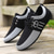 abordables Chaussures Décontractées à Lacets-Chaussures décontractées à enfiler en nylon pour hommes avec textures contrastées - parfaites pour un usage quotidien et les activités de loisirs