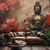 cheap Boho Tapestry-Mandala Buddha Hanging Tapestry Wall Art Large Tapestry Mural Decor Photograph Backdrop Blanket Curtain Home Bedroom Living Room Decoration