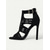 cheap Dress Sandals-Women&#039;s Black Cutout Stiletto Heels – Sexy Open-Toe High Heel Sandals with Ankle Strap for Parties, Night Out, and Special Occasions