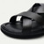 abordables Sandalias de vestir-Sandalias clásicas de tiras cruzadas para hombre en piel de primera calidad, elegantes y cómodas para uso diario y salidas informales.