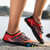 billige Uformelle joggesko-barfotsneakers for menn - livlig rød, robust såle, blonderfri design - perfekt for fotturer og utendørseventyr