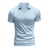 cheap Men&#039;s Classic Polo-Men&#039;s Golf Shirt Golf Polos Shirts Work Casual V Neck Short Sleeve Basic Modern Plain Jacquard Summer Spring Regular Fit Apricot White Brown Light Grey Army Green Light Blue Golf Shirt