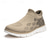 abordables Chaussures Décontractées Slip-On-Baskets à enfiler en tricot texturé pour hommes, coupe confortable avec semelle épaisse à la mode, chaussures streetwear décontractées
