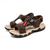 abordables sandalias de exterior-Sandalias deportivas para hombre para senderismo y actividades al aire libre con velcro ajustable: calzado cómodo para los amantes de la aventura.