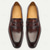 preiswerte Loafer aus hochwertigem Leder-braune Pennyloafer aus echtem Leder für Herren – klassische Slipper mit Krokodilmuster für Kentucky Derby und Business-Kleidung