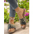 preiswerte Rutschsandalen-Schwarze Slide-Sandalen mit Nieten für Damen – trendige flache Schlupfsandalen mit goldenen Nieten für Sommer, Strand und Freizeitausflüge