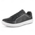 billige Herresko til golf-hvite og svarte ytelsesgolfsneakers for menn, slitesterk mikrofiberkonstruksjon, ideell for hverdagsgolfere