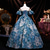 baratos Vestidos-Vintage Rococó Renascentista Maxi Vestidos Normal Julieta Princesa Noiva Pregueado Com Babados Princesa Decote em Y Fantasia Mulheres Dia Das Bruxas Carnaval Baile de Máscaras Festa dia das Bruxas
