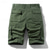 abordables Classique-Homme Shorts cargo Shorts Shorts d&#039;été Multi-poches Boutonné Poche à Rabat Uni Confort Portable Longueur Genou Extérieur Sport Quotidien Mode Occasionnel Noir Kaki
