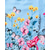 preiswerte 3D Blumenkleid-Ostern Mädchen&#039; 3D Graphic Schmetterling Kleid Ärmellos Sommer Frühling Urlaub Täglich Festtage Prinzessin Schön Süß kinderkleidung 4-12 Jahre Casual kleid A Linie Kleid Knielang Regular Fit