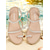 voordelige Platte Sandalen-dames sandalen met parelbandjes – elegante strandsandalen met strass voor de zomer, bruiloften en casual uitjes