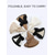 economico Accessori per le vacanze-Elegante cappello da sole a tesa larga da donna – cappello di paglia estivo da spiaggia con fiocco nero, protezione UV, cappello pieghevole e morbido per vacanze, feste in giardino e viaggi