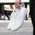 billiga Vardagssneakers-barfota löparskor för män - minimalistisk, lätt stickad stickning som andas - urban casual för dagligt bruk och fitness