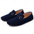 baratos Mocassins casuais-mocassins de camurça masculinos, bordô rico com fivela de bit clássica, sapatos casuais luxuosos e confortáveis