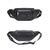 abordables Sacs pour homme-Sac banane vintage en cuir pour homme - Sac de poitrine à bandoulière avec plusieurs poches zippées, bandoulière réglable, sac de voyage élégant et sac de taille quotidien noir marron