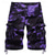 cheap Classic-Men&#039;s Cargo Shorts Camo Shorts Shorts Summer Shorts Multi Pocket Flap Pocket Camo Camouflage Comfort Wearable Knee Length Outdoor Sport Daily Fashion Casual Camouflage - Army Green Army Green