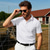 tanie Męska klasyczna koszulka polo-Męskie Koszula golfowa Pikowe koszulki polo Codzienny Biznes Prążkowany kołnierzyk polo Krótki rękaw Moda Podstawowy Jednokolorowe Guziki Lato Wiosna i jesień Regularny Biały Jasnozielony Granatowy