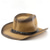 billige Fedora hatt-Herre Solhatt Cowboyhatt Krem Rosa Stråtau Gammeldags stil Mote 18. århundre Daglig Temafest Ensfarget / vanlig farge Solkrem Cosplay