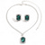 cheap Jewelry Sets-Bridal Jewelry Sets Two-piece Suit Imitation Diamond 1 Necklace Earrings Women&#039;s Classic Sweet Lovely Classic Love Precious Rectangle Jewelry Set For Wedding Gift Daily