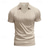 cheap Men&#039;s Classic Polo-Men&#039;s Golf Shirt Golf Polos Shirts Work Casual V Neck Short Sleeve Basic Modern Plain Jacquard Summer Spring Regular Fit Apricot White Brown Light Grey Army Green Light Blue Golf Shirt