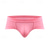 abordables Bóxer de hombre-Hombre 1 pc Bragas básicas Slip Retazos Poliéster Transpirable Suave Cómodo Plano Tiro Medio Rosa Claro Negro
