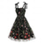 cheap Dresses-1950s Retro Vintage Dress Swing Dress Embroidered Floral Fancy Dress Women's Carnival Masquerade Daily Wear Bachelorette Party Adults' Dress Homecoming Dresses