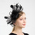 cheap Headpieces-Headpiece Tulle Feathers Wedding Evening Party Elegant Wedding With Feather Headpiece Headwear