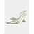 cheap Formal-oyal Blue Satin Slingback Heels with Rhinestones &amp; Matching Clutch– Luxurious Wedding &amp; Party Shoes for Women