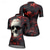 economico Maglie da donna-Per donna Maglia da Ciclismo Teschio Fiore Manica Corta Bicicletta Maglietta Maglia con 3 tasche posteriori Mountain Bike MTB Asciugatura Rapida Design Anatomico Assorbente Traspirante Gli sport