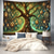 cheap Tree of Life Tapestry-Tree of Life Hanging Tapestry Wall Art Large Tapestry Mural Decor Photograph Backdrop Blanket Curtain Home Bedroom Living Room Decoration Mistery Totem