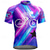 cheap Men&#039;s Jerseys-Men&#039;s Cycling Jersey Short Sleeve Bike Tee Tshirt Jersey with 3 Rear Pockets Mountain Bike MTB Breathable Quick Dry Anatomic Design Wicking Dark Purple Blue Purple Sports Clothing Apparel