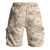 cheap Classic-Men&#039;s Tactical Shorts Cargo Shorts Camping Shorts Camo Shorts Hiking Shorts Elastic Waist Multi Pocket Straight Leg Camouflage Moisture Wicking Wearable Knee Length Outdoor Casual Daily Fashion