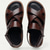 abordables Sandalias de vestir-Sandalias clásicas de tiras cruzadas para hombre en piel de primera calidad, elegantes y cómodas para uso diario y salidas informales.