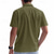 cheap Men&#039;s Classic Polo-Men&#039;s Golf Shirt Golf Polos Shirts Work Casual V Neck Short Sleeve Basic Modern Plain Jacquard Summer Spring Regular Fit Apricot White Brown Light Grey Army Green Light Blue Golf Shirt