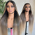 cheap Human Hair Lace Front Wigs-Remy Human Hair 5x5 Closure 13x4 Lace Front Wig Middle Part Brazilian Hair Wavy Multi-color Wig 130% 150% Density Ombre Hair Highlighted / Balayage Hair Natural Hairline Glueless For Women Long Human