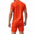 cheap Men's Basic Tees sets-Men's T-shirt Suits 2 Pieces Outfits Tee &amp; Shorts Short Sleeve V Neck Summer Plain Fashion Casual 2 Piece Vacation Daily Wear Going out Black White Orange Top Tee for Men