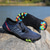 billige Uformelle joggesko-barfotsneakers for menn - livlig rød, robust såle, blonderfri design - perfekt for fotturer og utendørseventyr