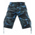 billige Klassisk-Herre Cargoshorts Camo Shorts Shorts Sommershorts Multi lomme Klapplomme Kamuflasje Kamuflasje Farge Komfort Anvendelig Knelengde utendørs Sport Daglig Mote Fritid Rød Lilla