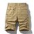 abordables Classique-Homme Shorts cargo Shorts Shorts d&#039;été Multi-poches Boutonné Poche à Rabat Uni Confort Portable Longueur Genou Extérieur Sport Quotidien Mode Occasionnel Noir Kaki