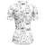 billige Dametrøyer-Dame Sykkeltrøyer Katt Kortermet Sykkel T-skjorte Jersey med 3 baklommer Fjellsykling Hurtigtørkende Anatomisk design Vidje Pustende sport Svart Hvit Mørk Lilla Klær