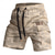 cheap Classic-Men&#039;s Tactical Shorts Cargo Shorts Camping Shorts Camo Shorts Hiking Shorts Elastic Waist Multi Pocket Straight Leg Camouflage Moisture Wicking Wearable Knee Length Outdoor Casual Daily Fashion