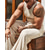 abordables Ensembles de t-shirts basiques pour hommes-Homme Ensembles T-shirt Sous-Vêtements Ensembles chemise et pantalon Tenues 2 pièces Sans manches Col Rond Été Uni Mode Occasionnel 2 pièces Vacances Tenue quotidienne Sortir Noir Marron Kaki T-shirt