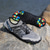 billige Uformelle joggesko-barfotsneakers for menn - livlig rød, robust såle, blonderfri design - perfekt for fotturer og utendørseventyr