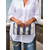 cheap Clutches &amp; Evening Bags-Women's Striped Woven Envelope Clutch - With chain, can be carried on one shoulder or crossbody, fashionable and versatile, suitable for beach parties and daily use Black Red Khaki