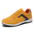 cheap Men&#039;s Sneakers-Men&#039;s Mustard Yellow &amp; Navy Blue Sporty Lace-Up Shoes, Sleek Comfort Design for Casual and Active Wear