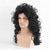 cheap Historical Wigs-Synthetic Wig Curly Wavy Layered Haircut With Bangs Machine Made Wig 24 inch A1 Synthetic Hair Women&#039;s Classic Comfortable Color Gradient Black Halloween Wigs